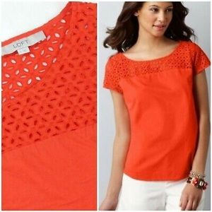 Loft Eyelet Top